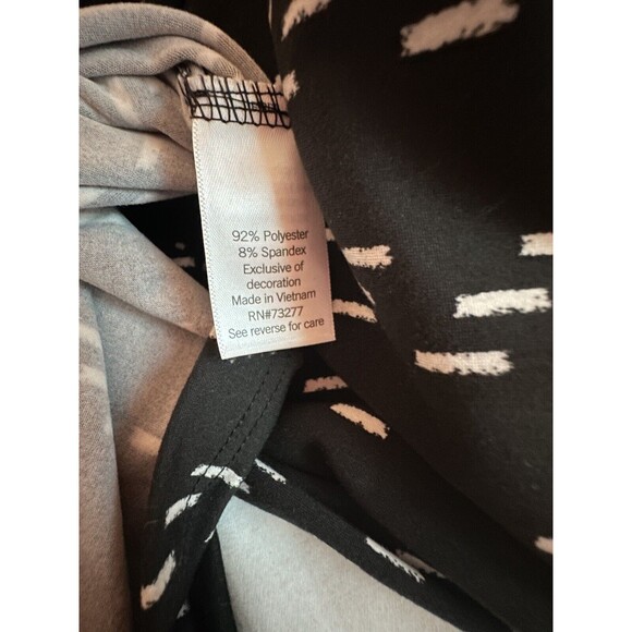 JUNIOR'S Black & White Smocked Wide Leg Jumpsuit SIZE JUNIORS XXL NWT - Picture 5 of 6